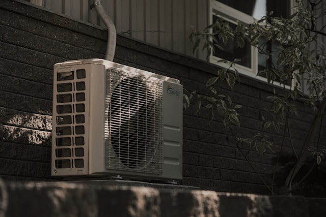 An air conditioning unit.